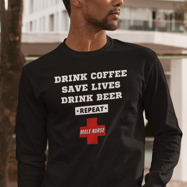 T-Shirt for Male Nurses - Real Man, Male Nurse – ShopForMeme™